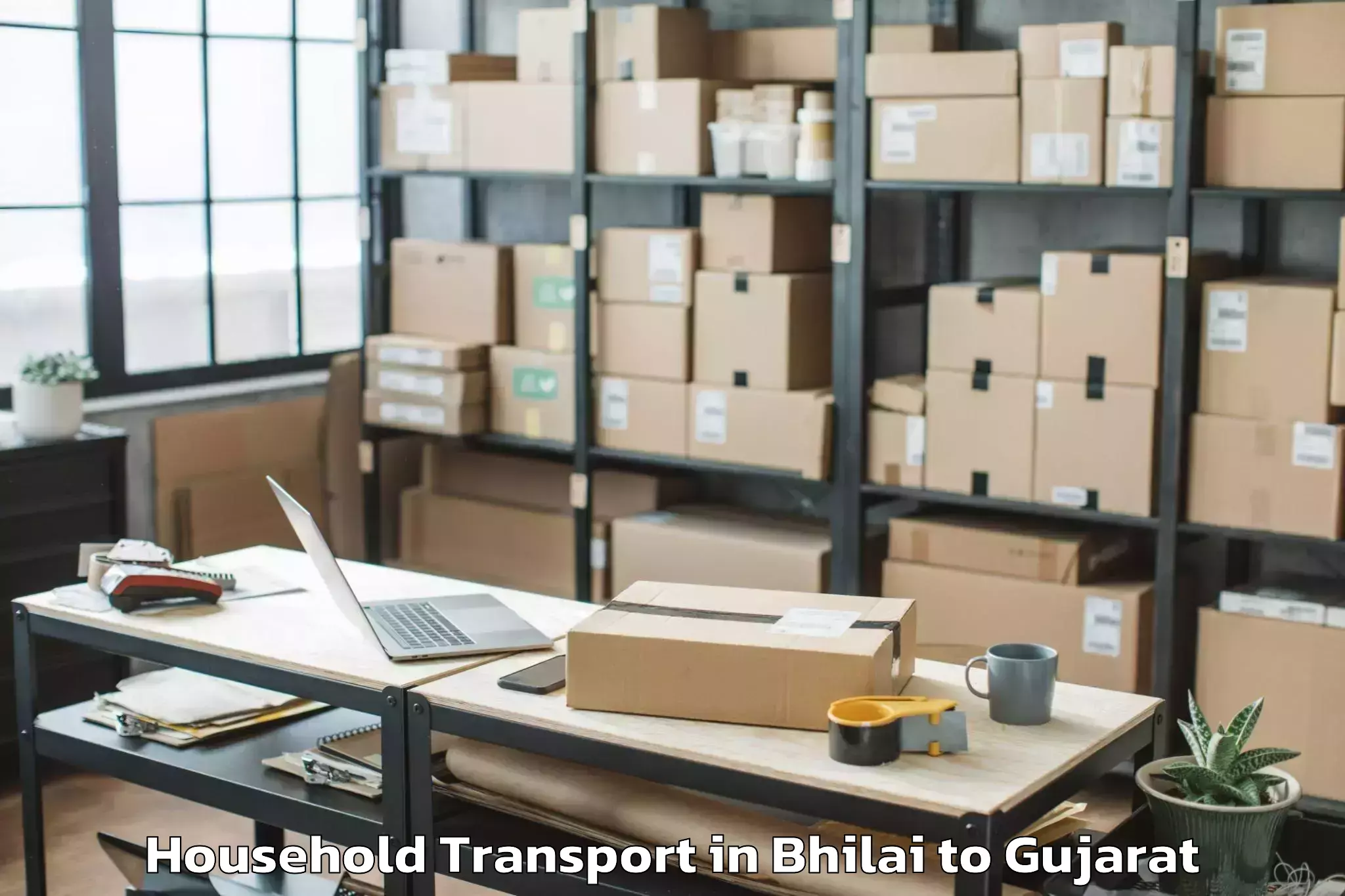 Top Bhilai to Kotda Sangani Household Transport Available